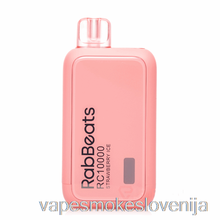 Vape Slovenija Rabbeats Rc10000 Jagodni Led Za Enkratno Uporabo